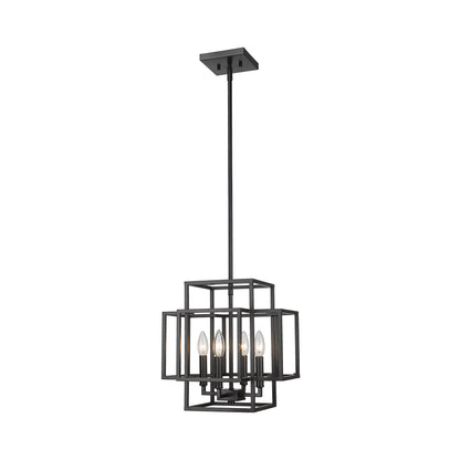 Titania Pendant Light in Matte Black (14-Inch).