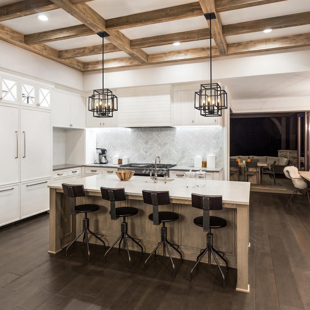 Titania Pendant Light in kitchen.