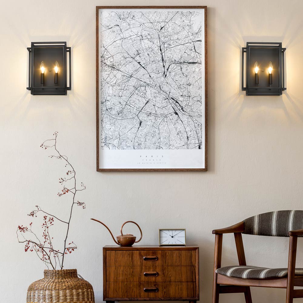 Titania Wall Light in living room.