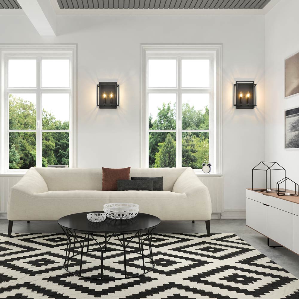 Titania Wall Light in living room.