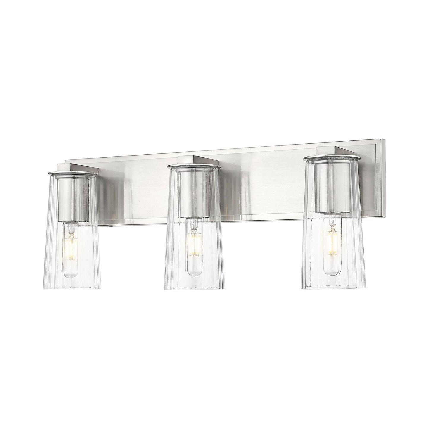 Titus Bath Vanity Light in Brushed Nickel (3-Light).