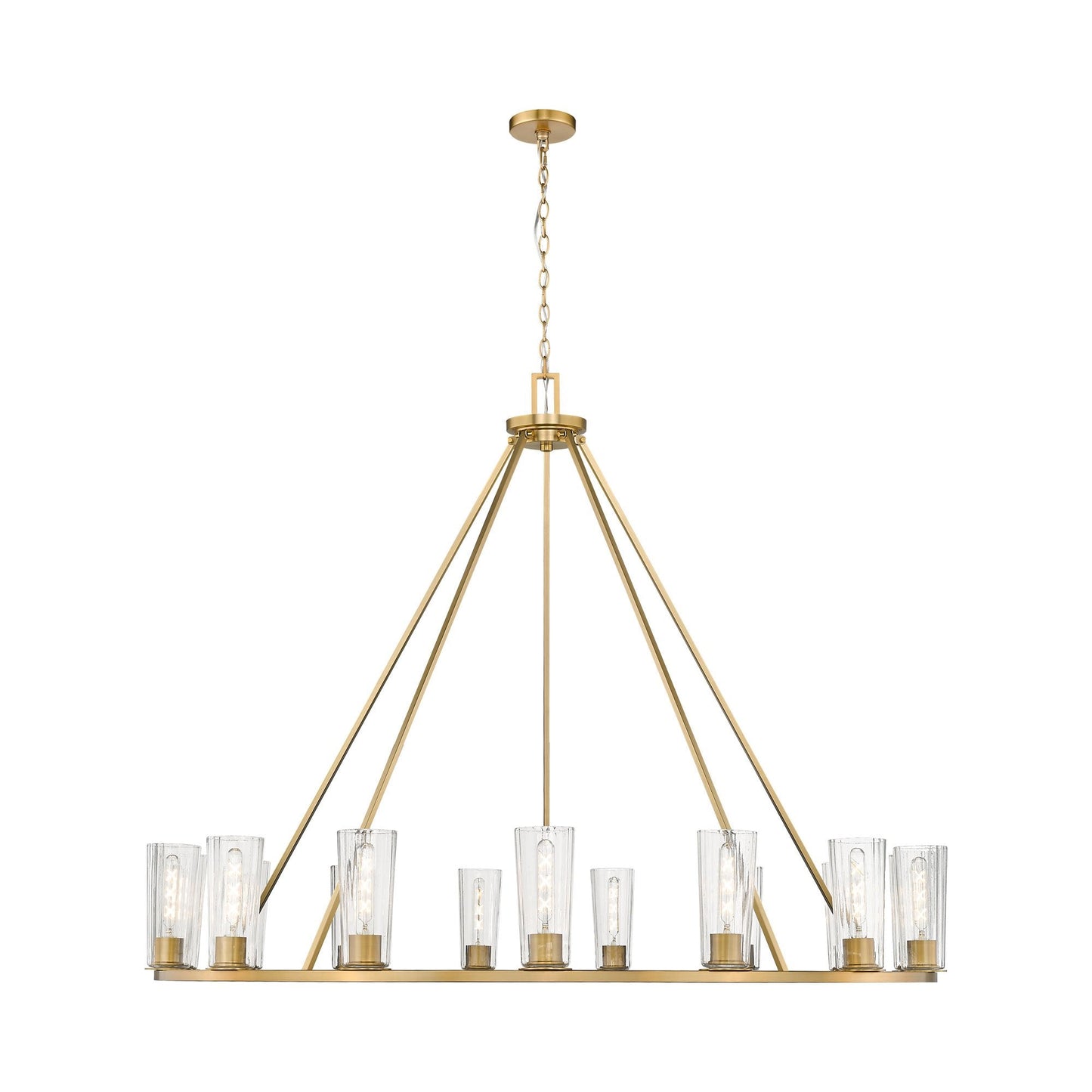 Titus Chandelier in Modern Gold (15-Light).