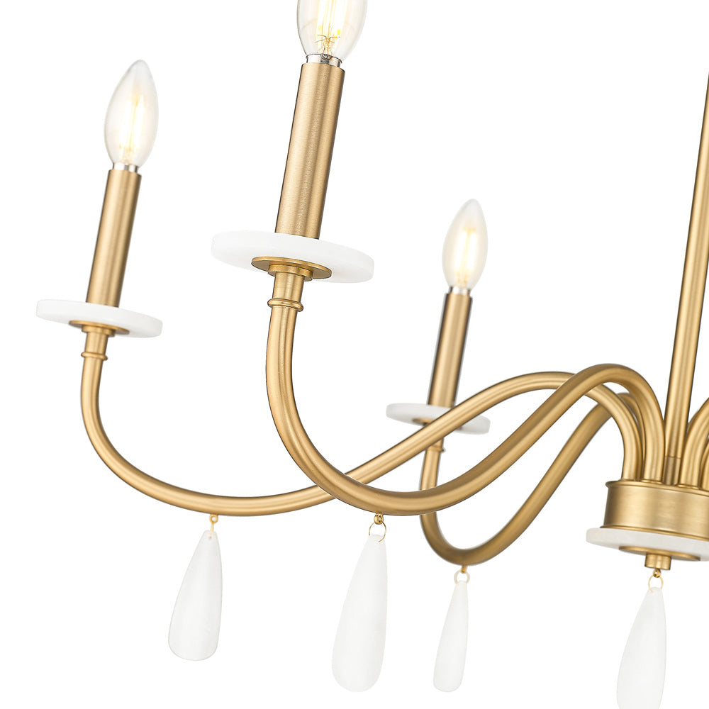 Toussant Chandelier in Detail.