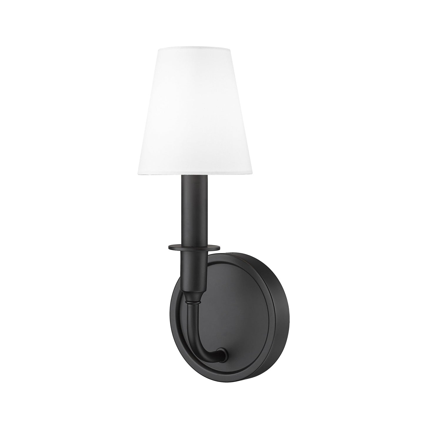 Tova Wall Light in Matte Black (1-Light).