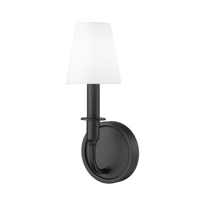 Tova Wall Light in Matte Black (1-Light).