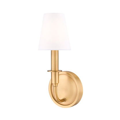 Tova Wall Light in Rubbed Brass (1-Light).