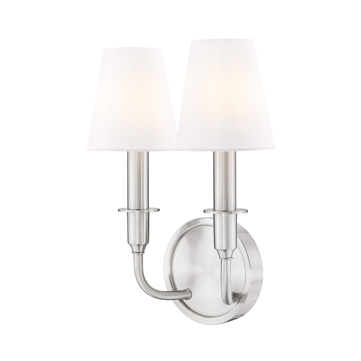 Tova Wall Light in Brushed Nickel (2-Light).