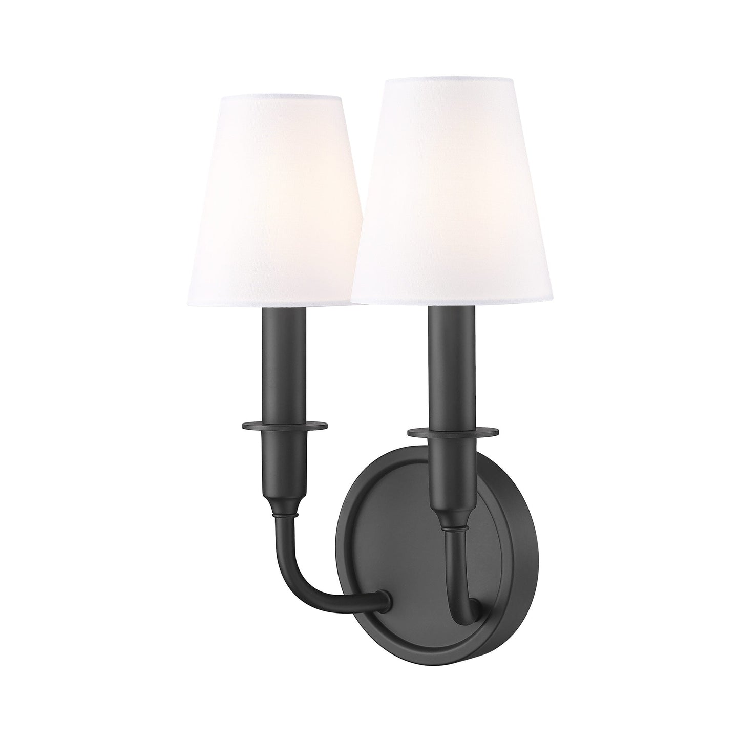 Tova Wall Light in Matte Black (2-Light).