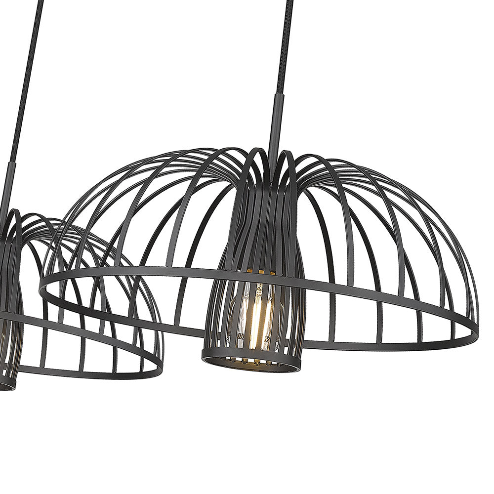 Valencia Linear Chandelier in Detail.