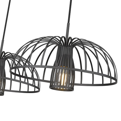 Valencia Linear Chandelier in Detail.