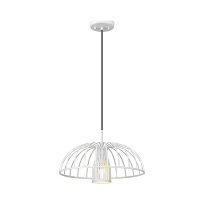 Valencia Pendant Light in Texture White (16-Inch).