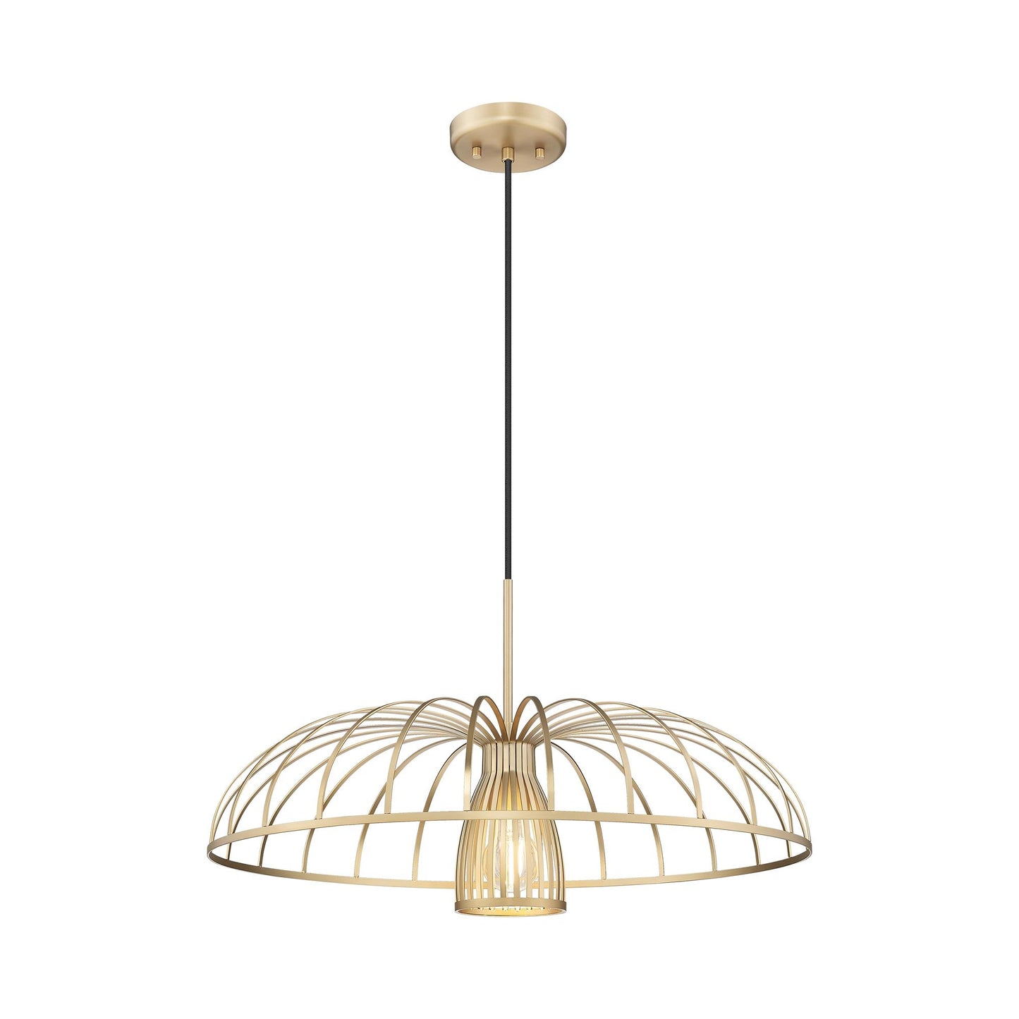 Valencia Pendant Light in Modern Gold (24-Inch).