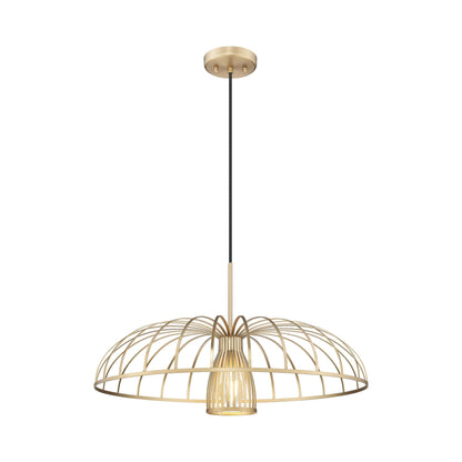 Valencia Pendant Light in Modern Gold (24-Inch).