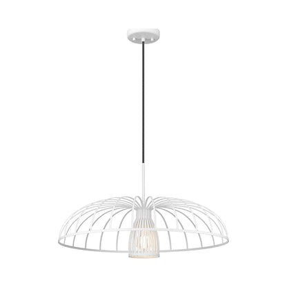 Valencia Pendant Light in Texture White (24-Inch).