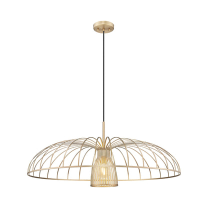 Valencia Pendant Light in Modern Gold (35-Inch).