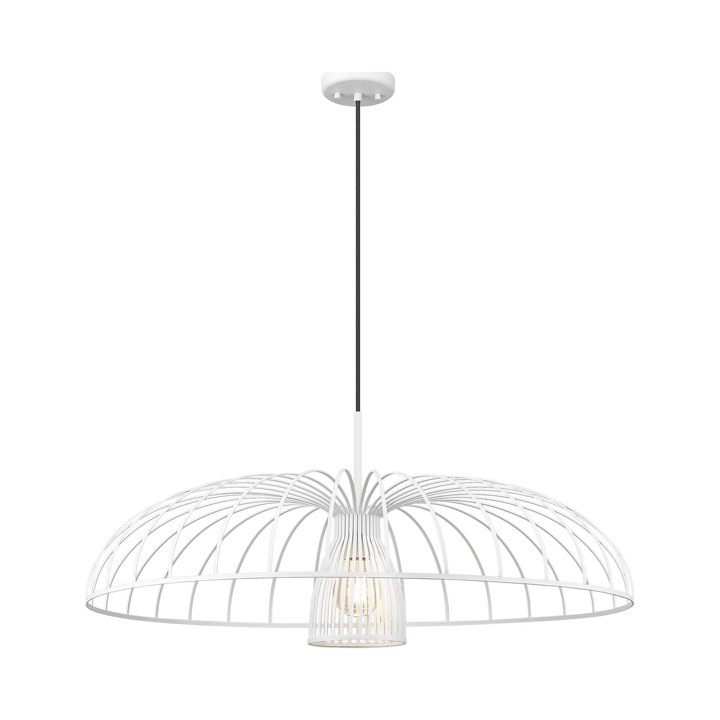Valencia Pendant Light in Texture White (35-Inch).