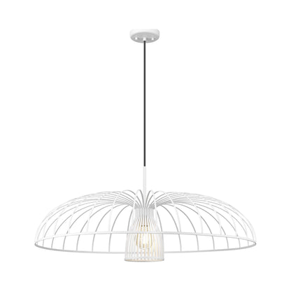 Valencia Pendant Light in Texture White (35-Inch).