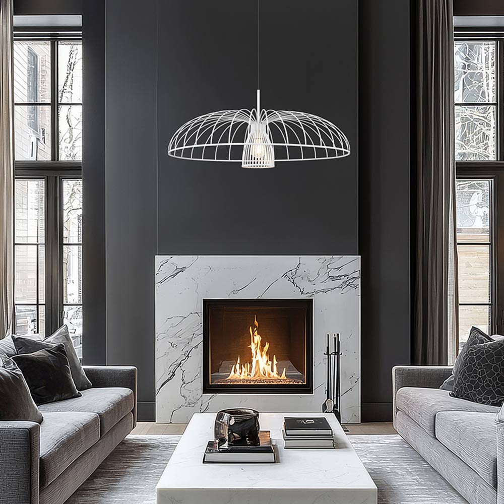 Valencia Pendant Light in living room.