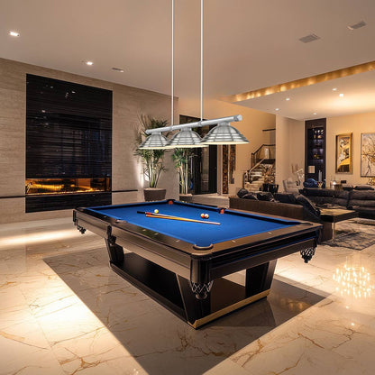 Vanguard Billiard Pendant Light in game room.