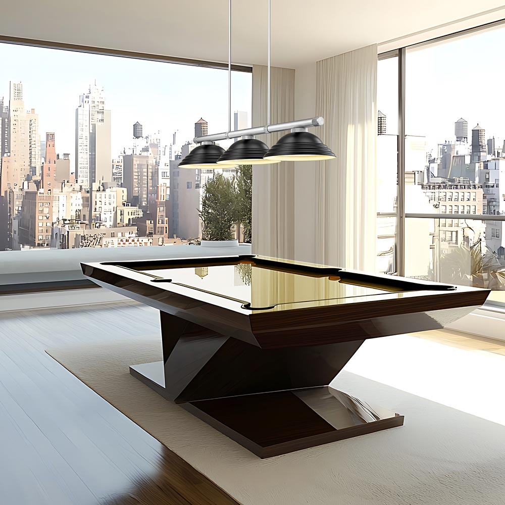Vanguard Billiard Pendant Light in game room.