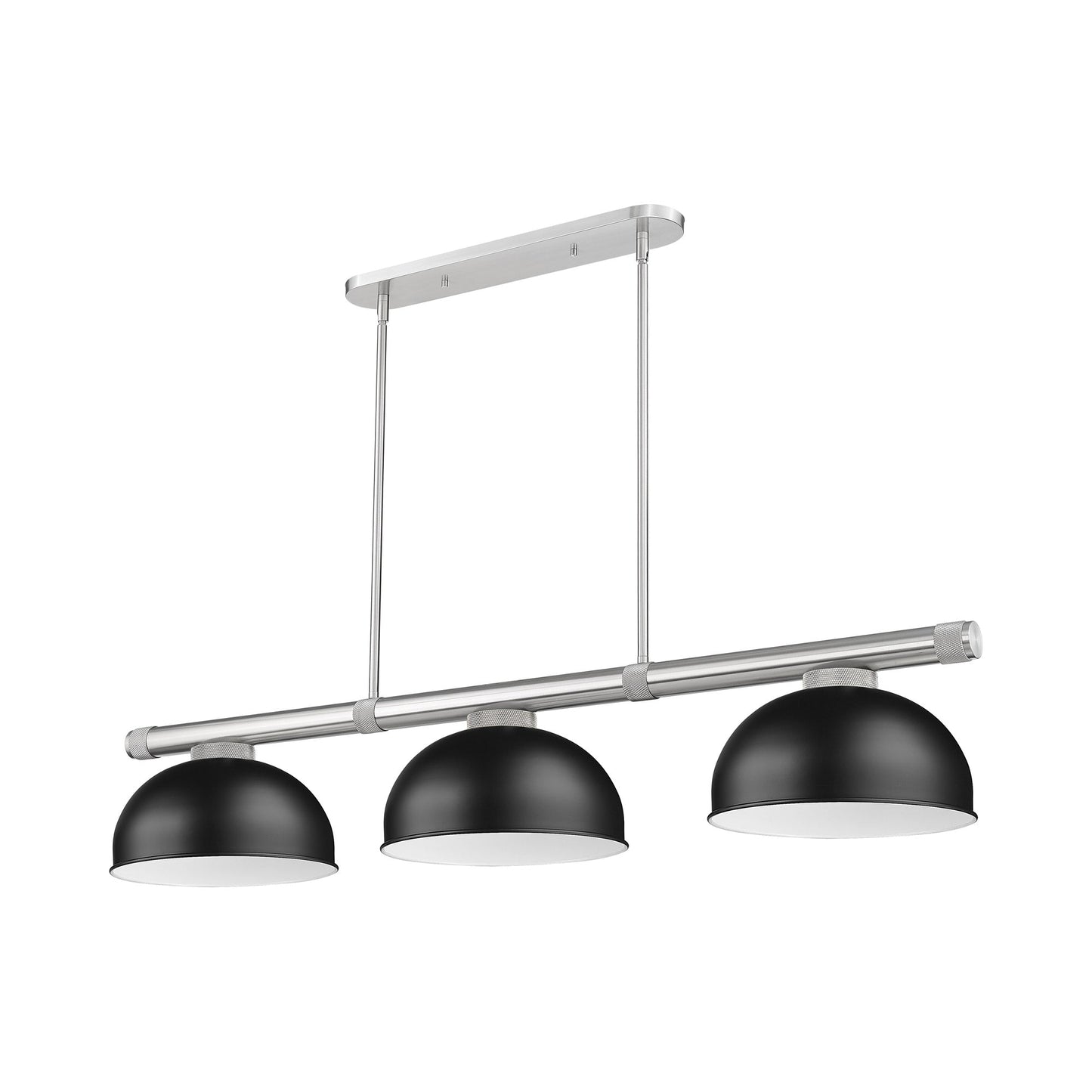 Vanguard Dome Steel Billiard Pendant Light in Detail.