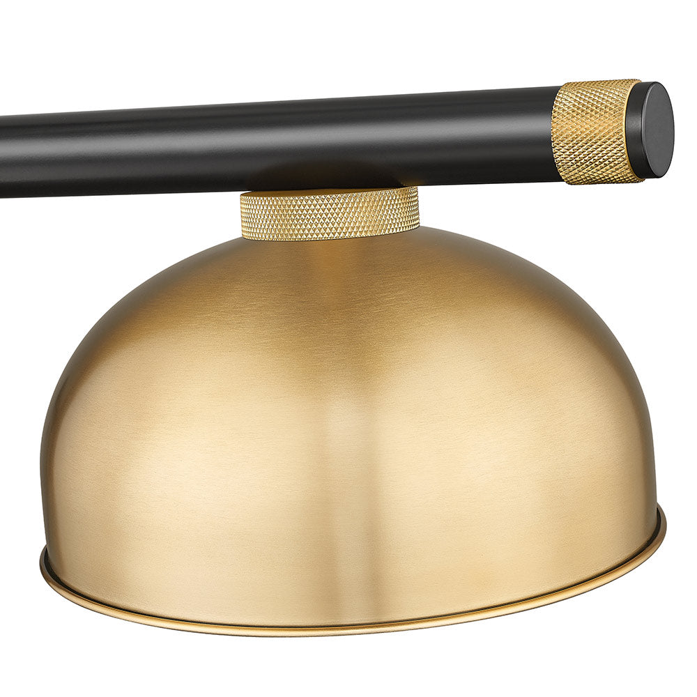 Vanguard Dome Steel Billiard Pendant Light in Detail.