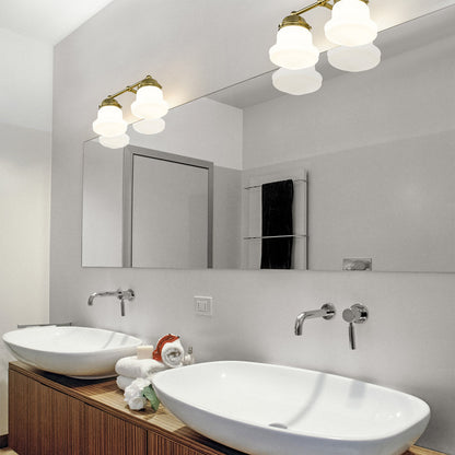 Vaughn Bath Vanity Light in bathroom.