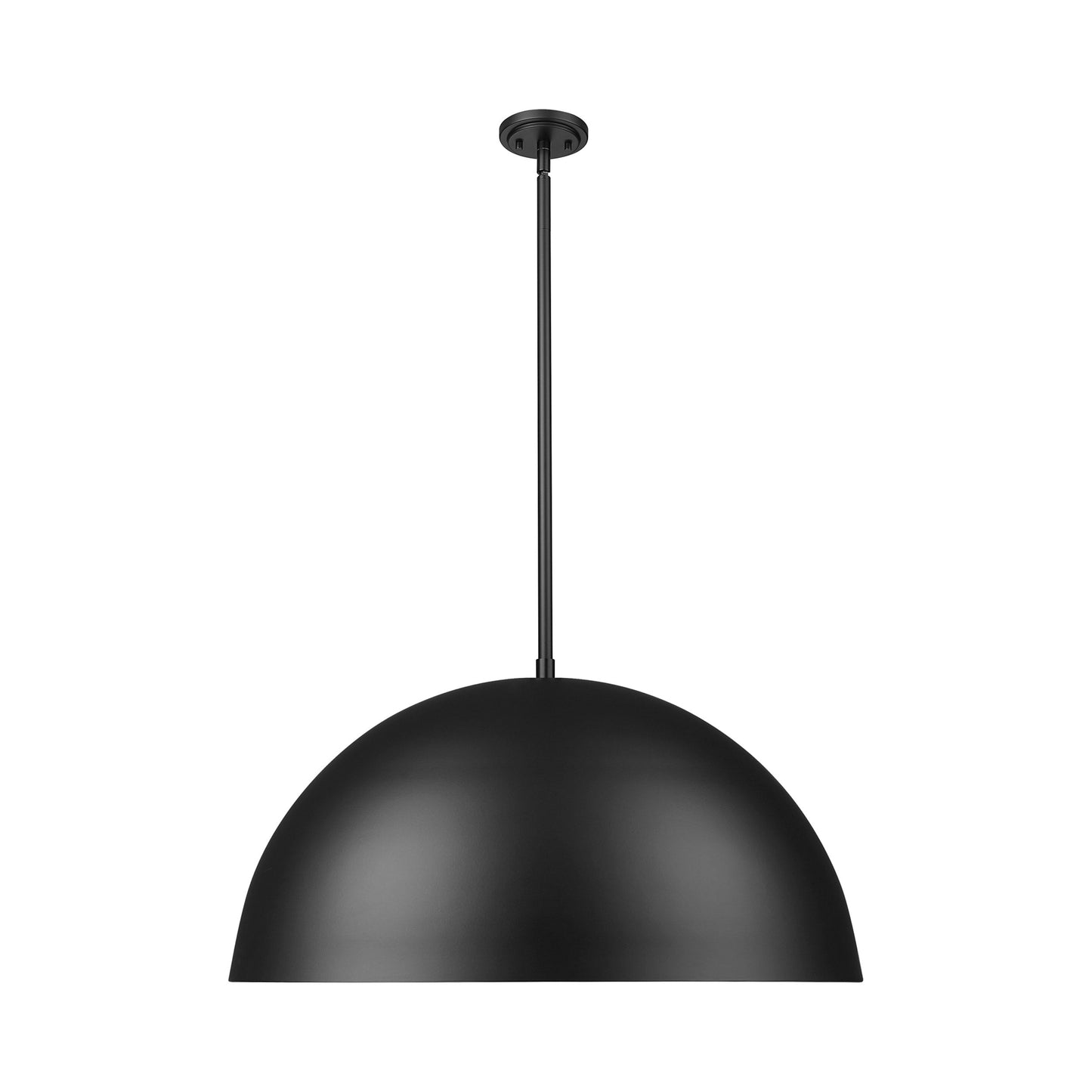 Vega Pendant Light in Matte Black (31.5-Inch).