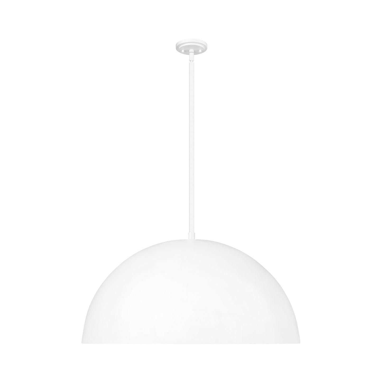Vega Pendant Light in Matte White (31.5-Inch).