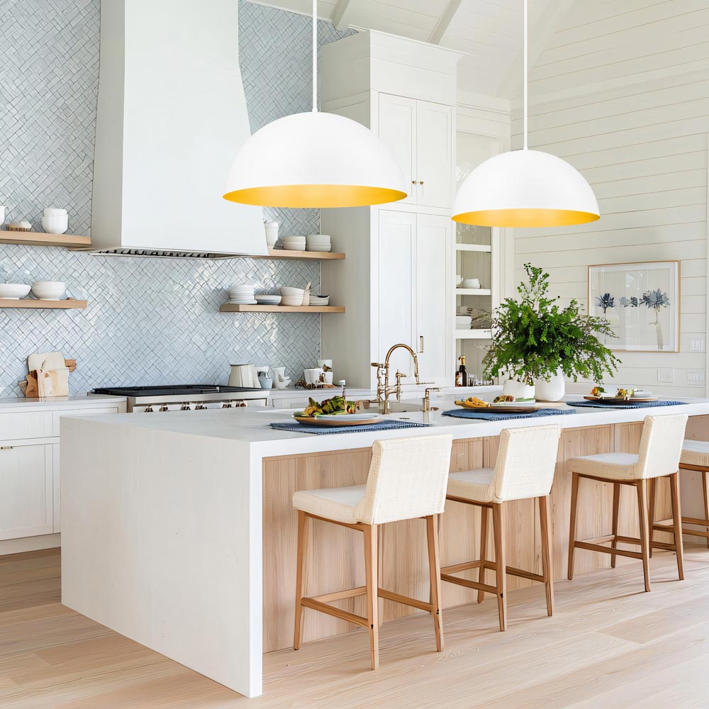 Vega Pendant Light in kitchen.