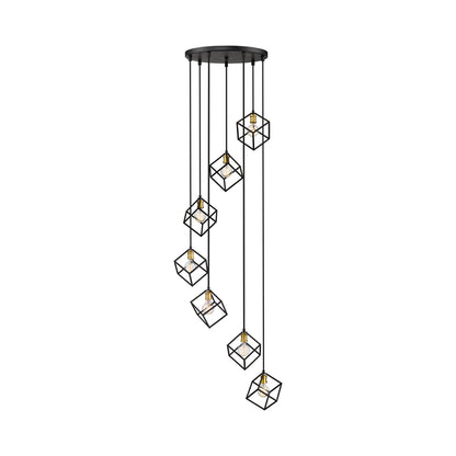 Vertical Chandelier in Detail.