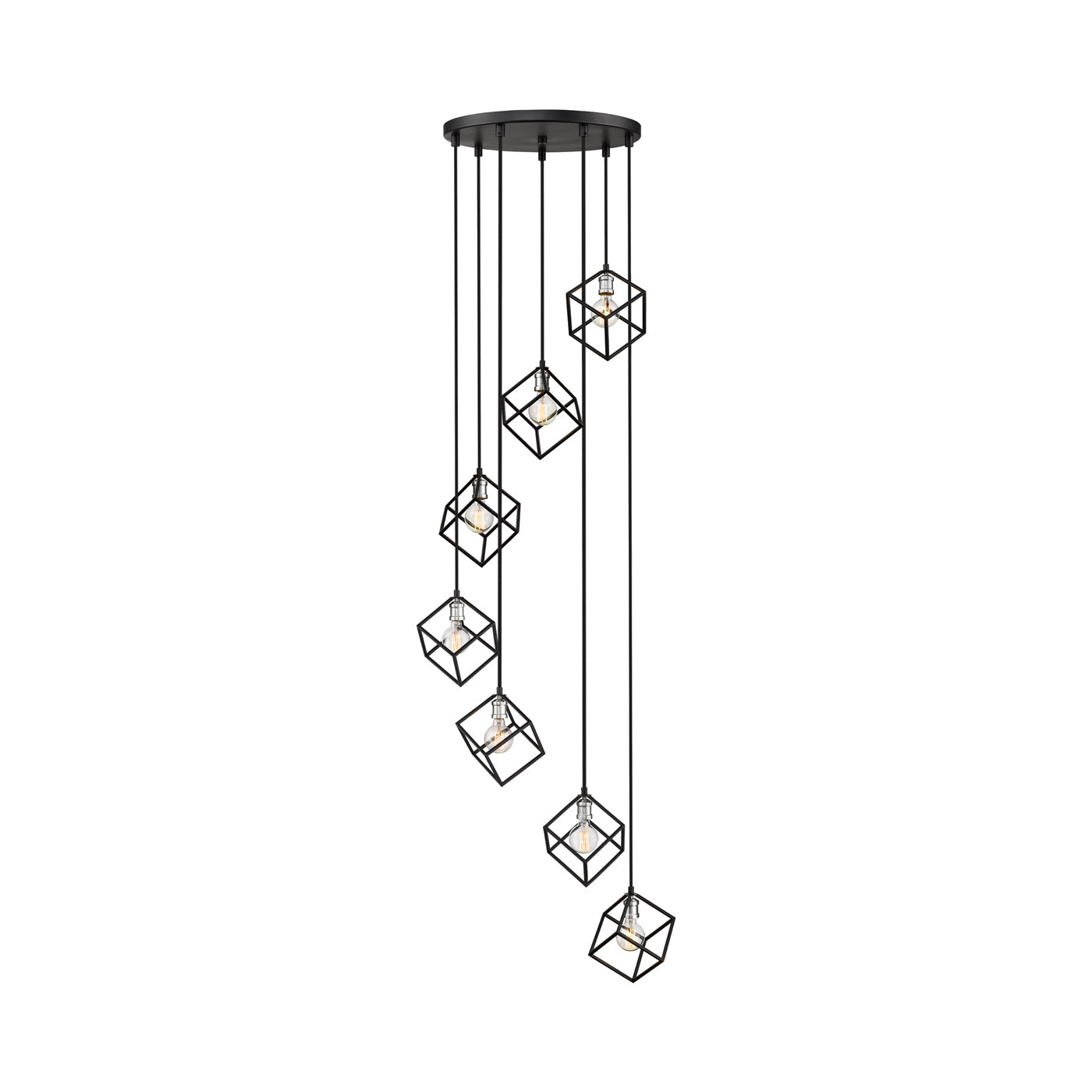 Vertical Chandelier in Detail.