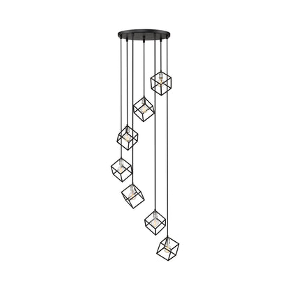 Vertical Chandelier in Detail.
