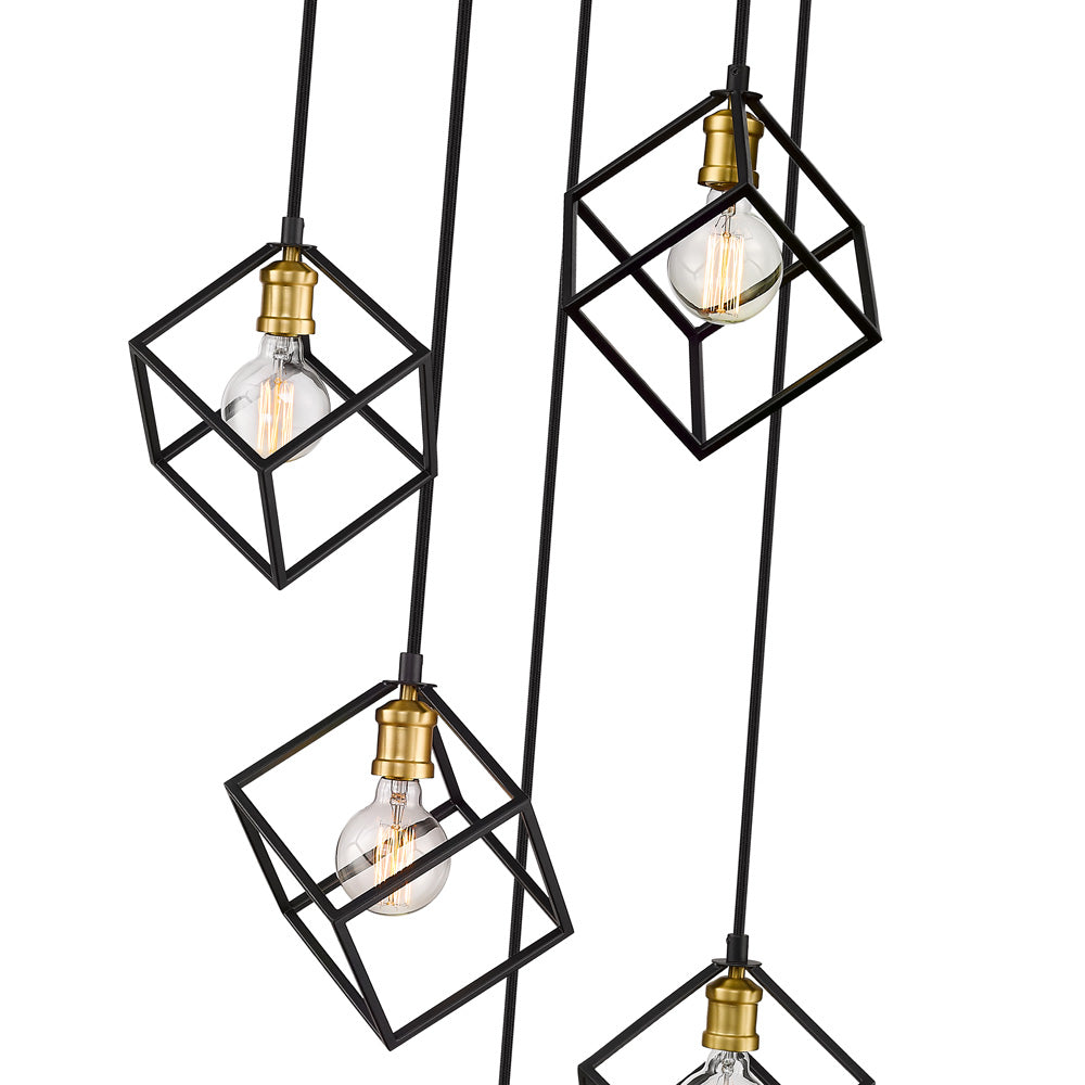 Vertical Chandelier in Detail.