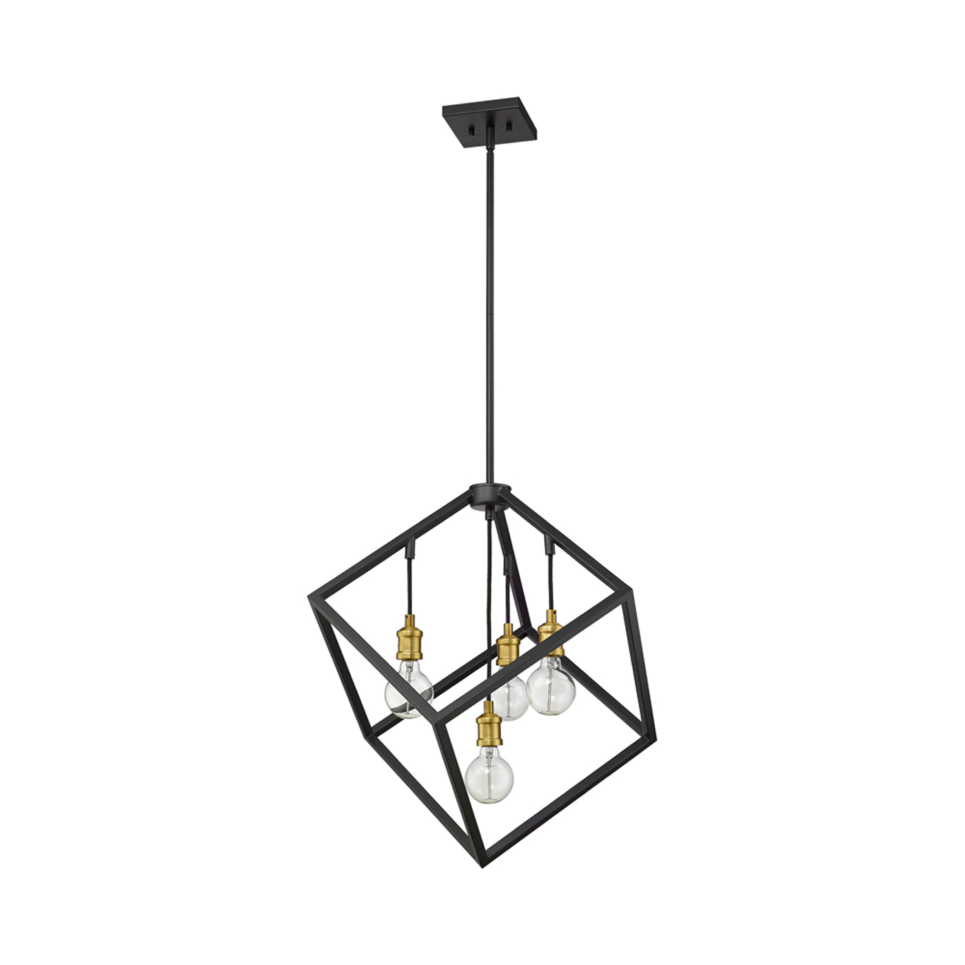 Vertical Cube Chandelier.
