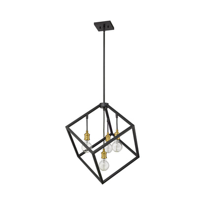 Vertical Cube Chandelier.