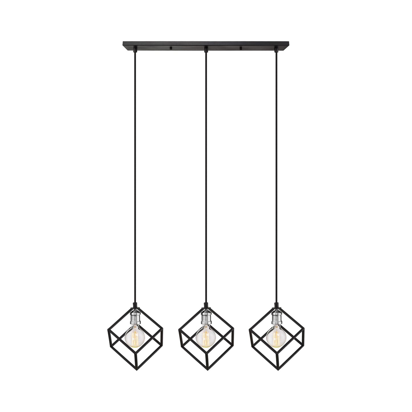 Vertical Linear Chandelier.