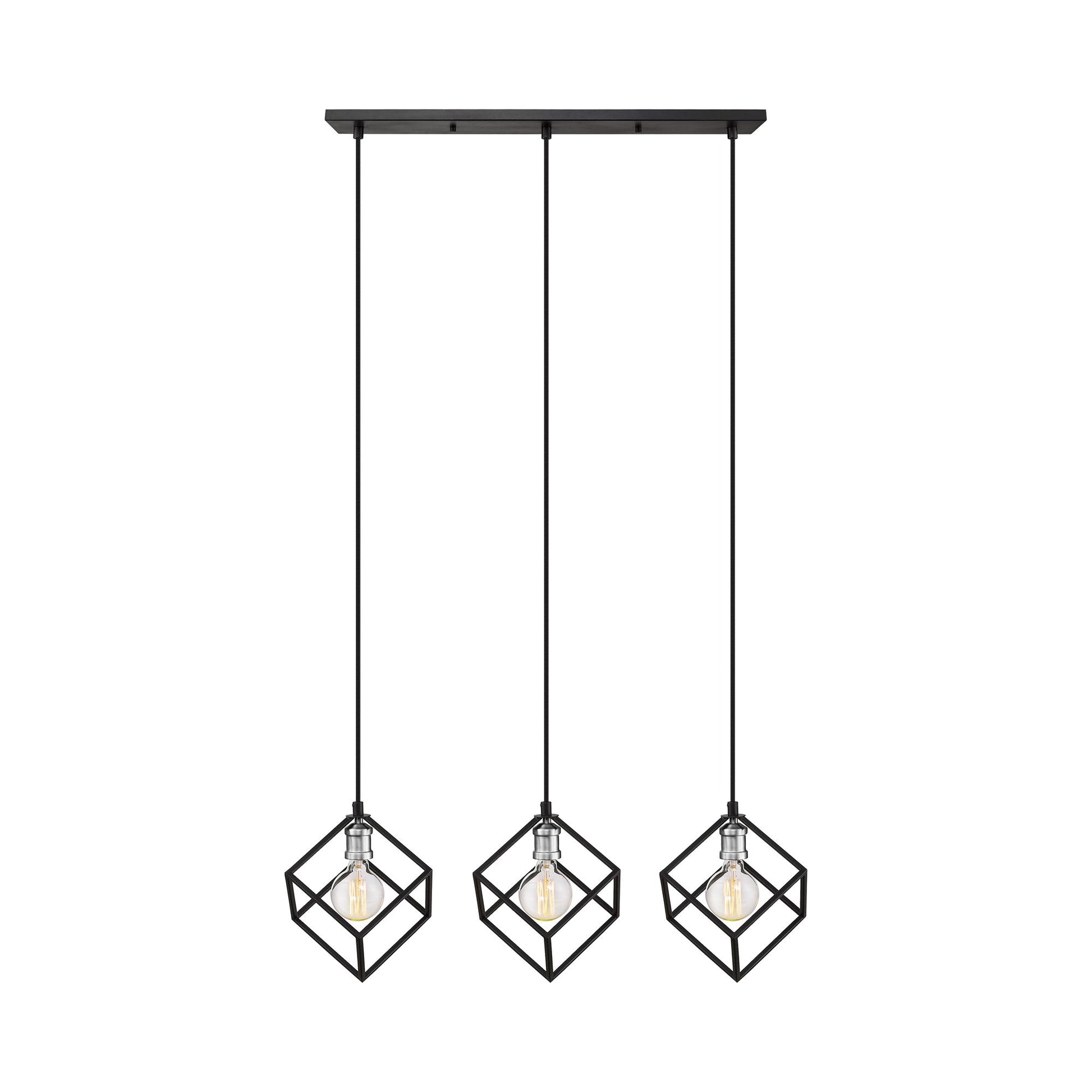 Vertical Linear Chandelier.