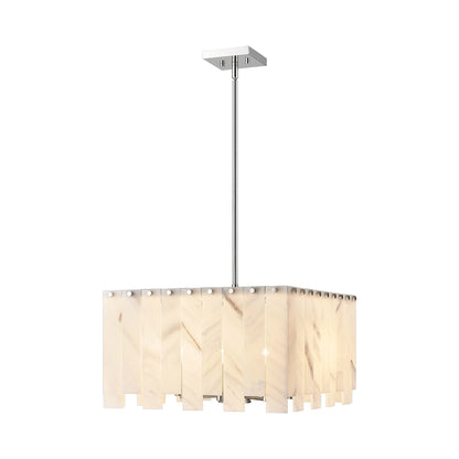 Viviana Chandelier in Polished Nickel (19.75-Inch).