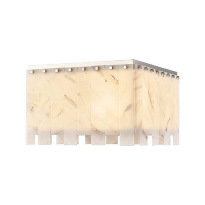 Viviana Flush Mount Ceiling Light in Polished Nickel (6-Light).
