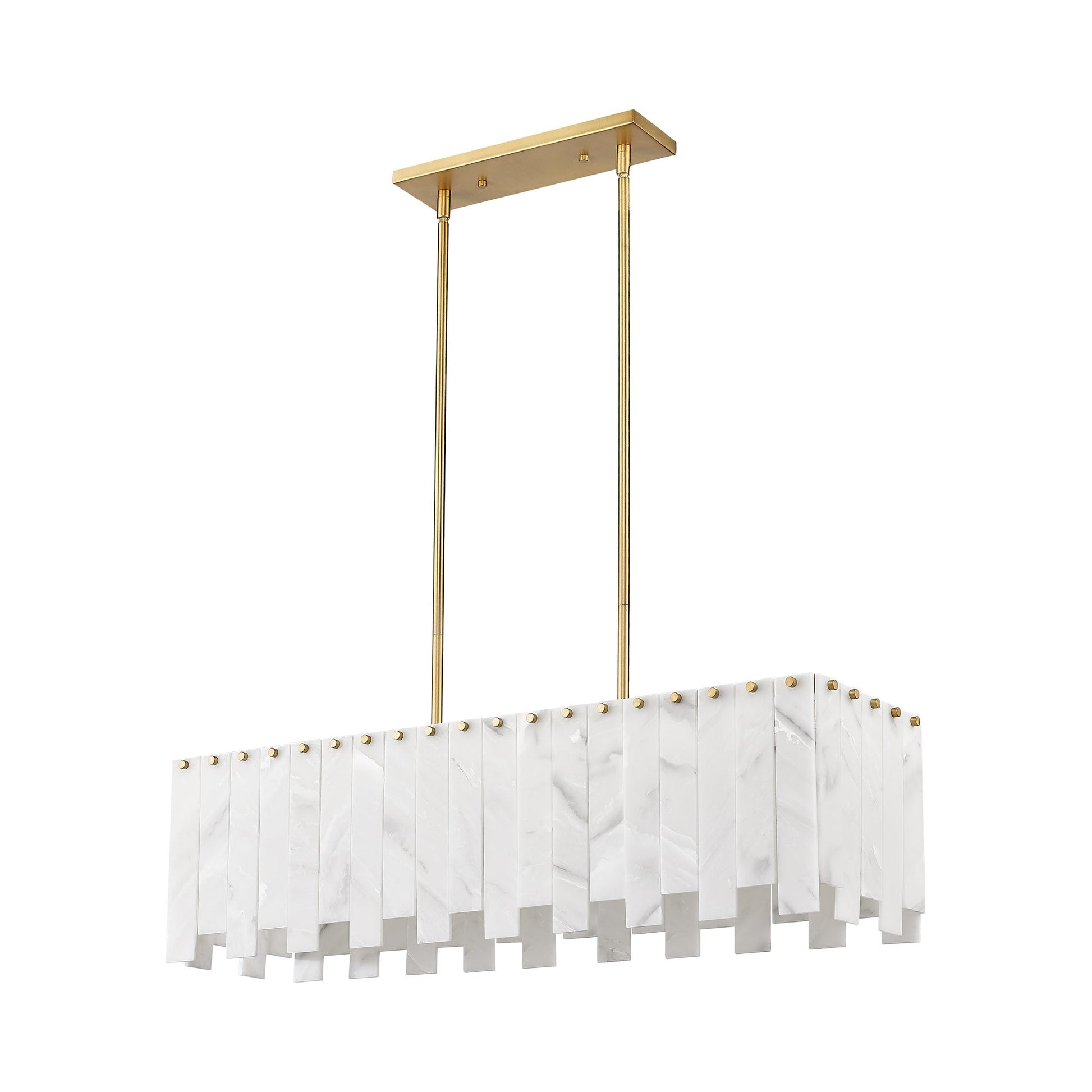 Viviana Linear Chandelier in Detail.