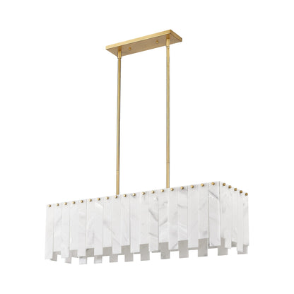 Viviana Linear Chandelier in Detail.