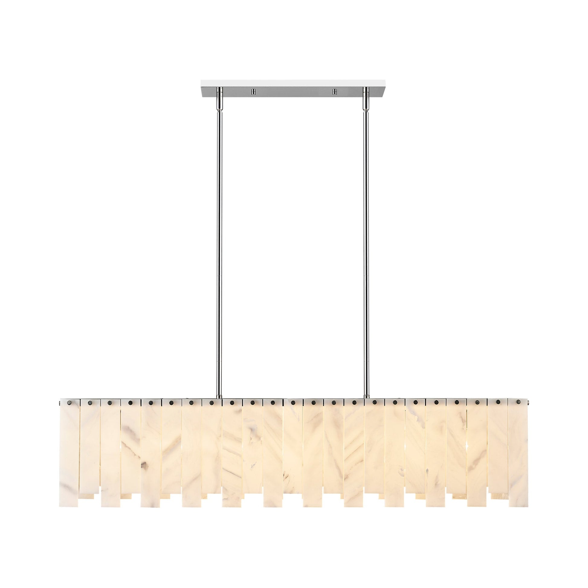 Viviana Linear Chandelier in Detail.