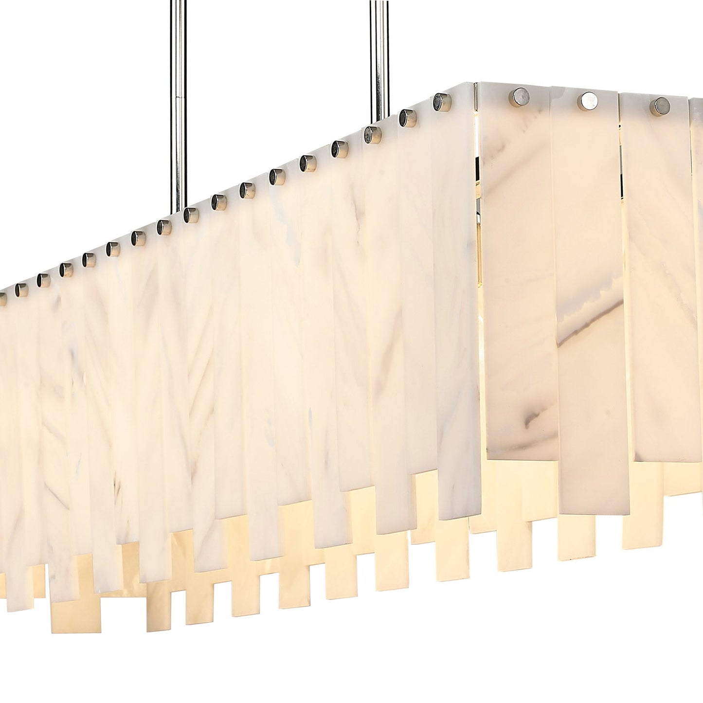Viviana Linear Chandelier in Detail.