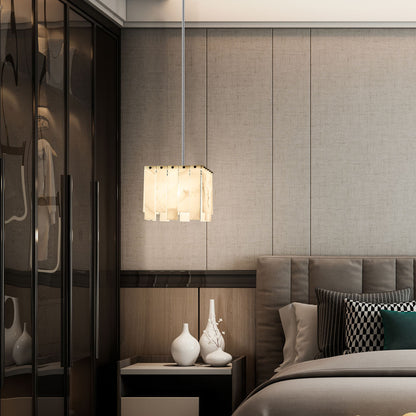 Viviana Pendant Light in bedroom.