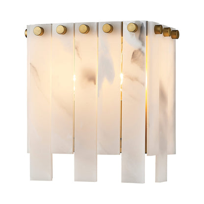 Viviana Wall Light in Rubbed Brass (8-Inch).