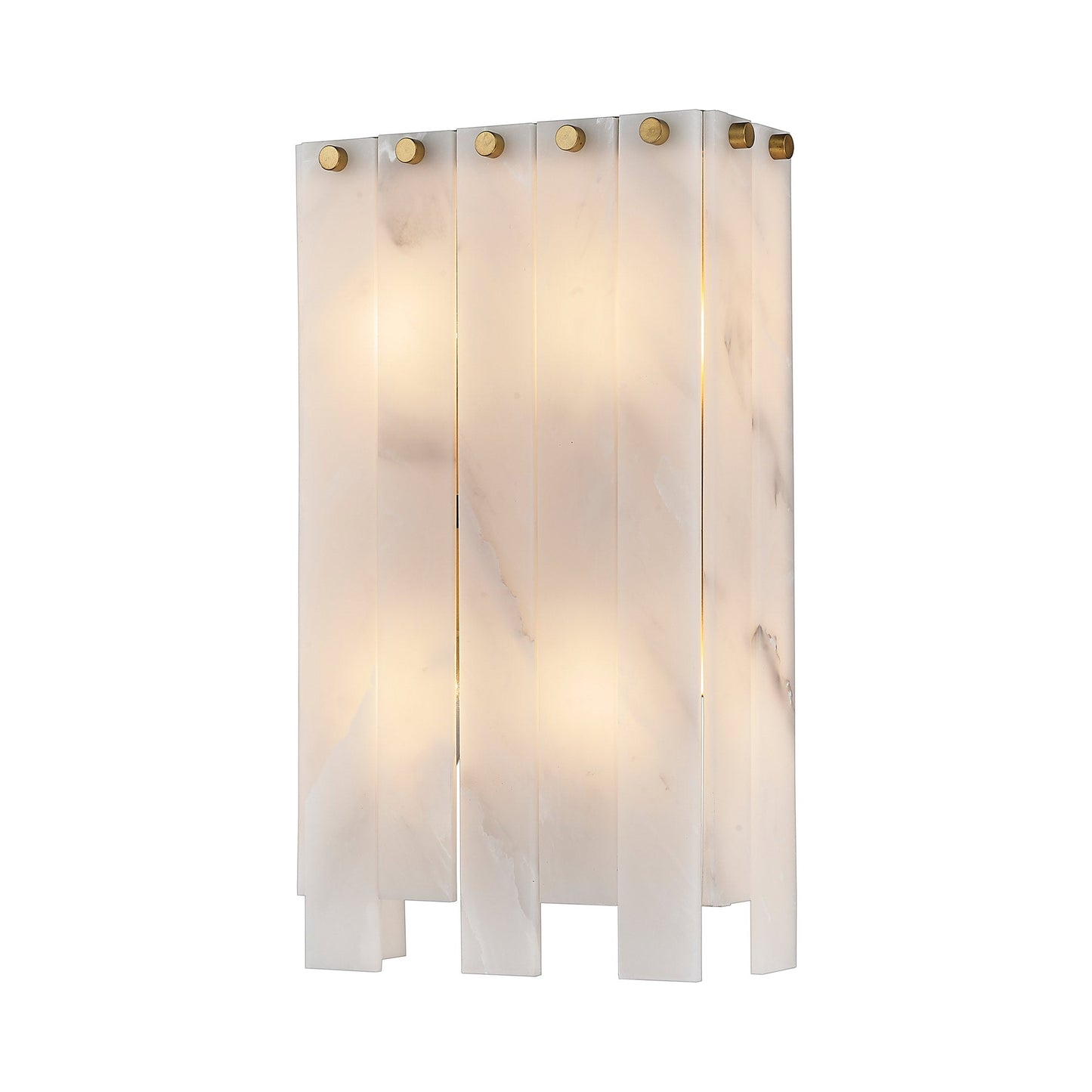 Viviana Wall Light in Rubbed Brass (15.75-Inch).