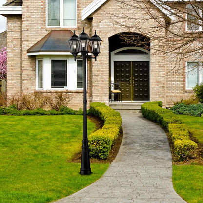 Wakefield Outdoor Post Light in Outside Area.