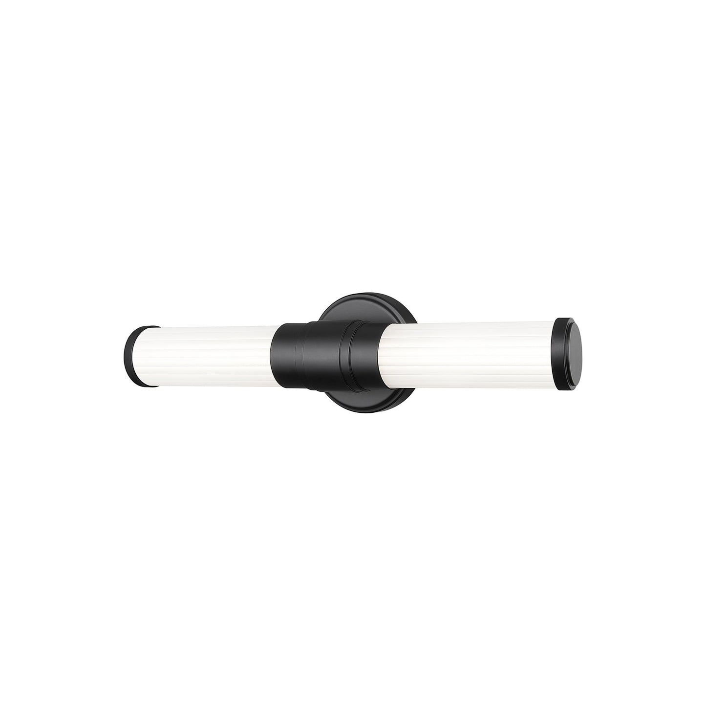 Warwick LED Bath Vanity Light in Matte Black (18.27-Inch).