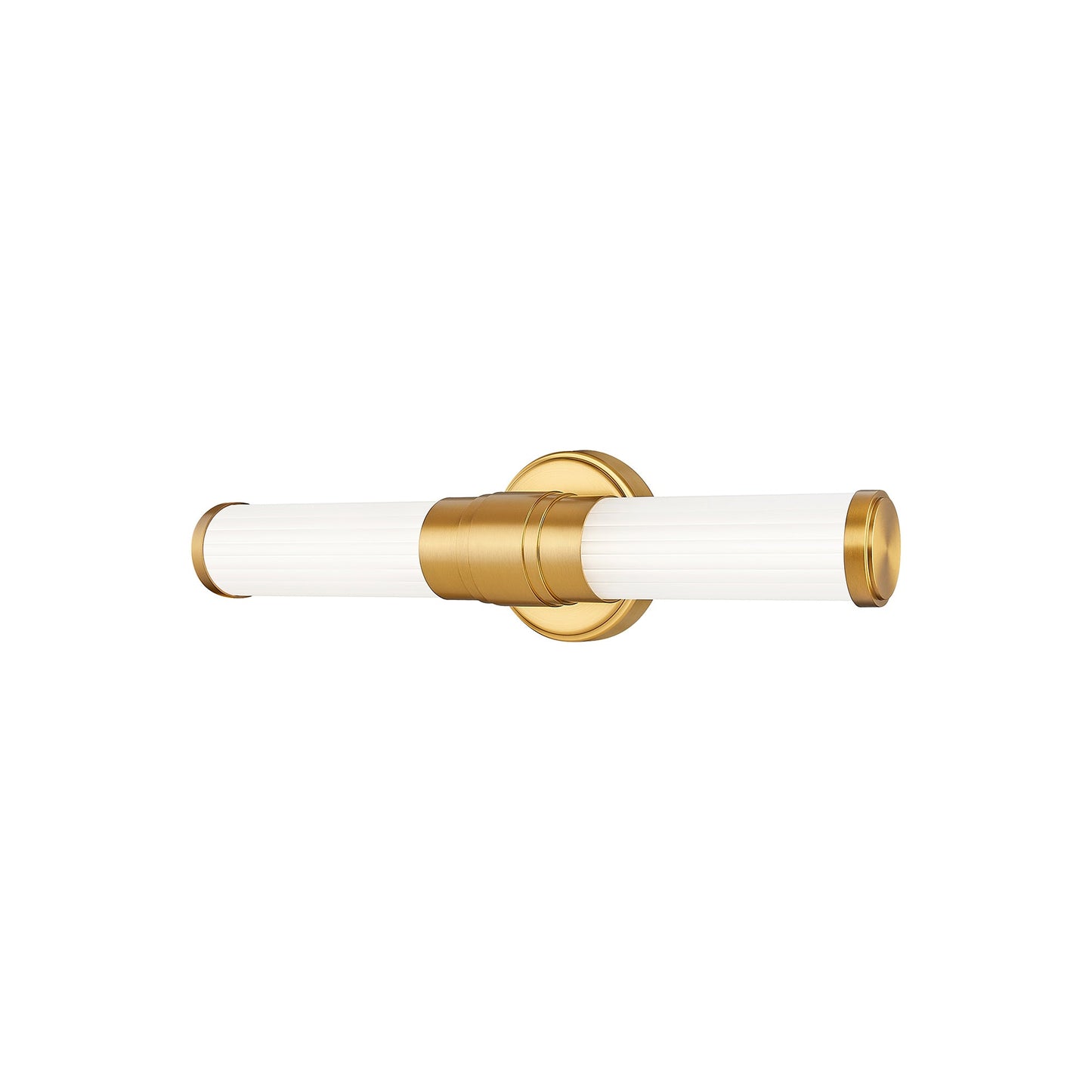 Warwick LED Bath Vanity Light in Modern Gold (18.27-Inch).